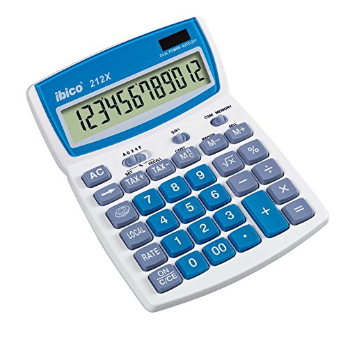 Ibico 212X calculadora de mesa com fios e sem fios Preto, Prateado Ibico - Calculadoras - fios, sem fios, lcd, bateria