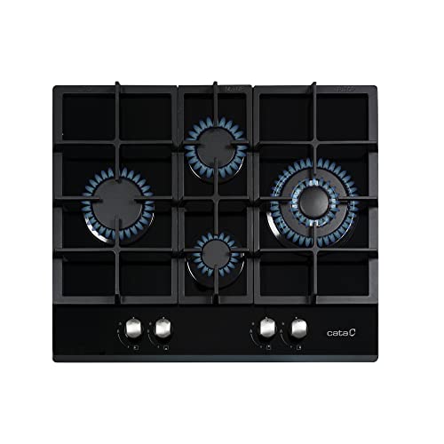 Placa de Gás CATA LCIB6031BK (Gás Butano-Propano - 61.5 cm - Preto) CATA - Cooktops - butano, propano, 61.5 cm, preto