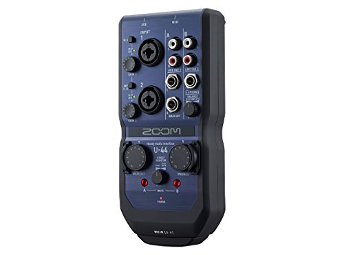Zoom U-44 Interface Audio Preto (Periférico ou Jogo) Zoom - Eletrodomésticos - zoom, u-44, interface áudio, preto