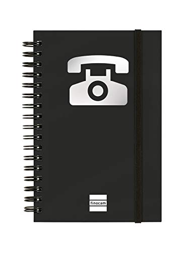 Caderno FINOCAM Espiral Dupla e Fechamento com Goma (48 Folhas - A4) Finocam - Agendas de endereços - espiral dupla, fechamento com goma, a4, papel sem ácidos