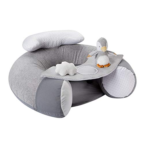 Almofada de Pregos NUBY Little Penguin Sit-Me-Up Nuby - Brinquedos - almofada, pregos, bebé, sentar-se, apoios