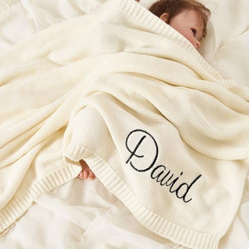 Manta de Algodão HDLOVE com Nome em Ponto 100X80 Cm HDLOVE - Roupa de cama e cama - algodão, nome personalizado, 100x80 cm
