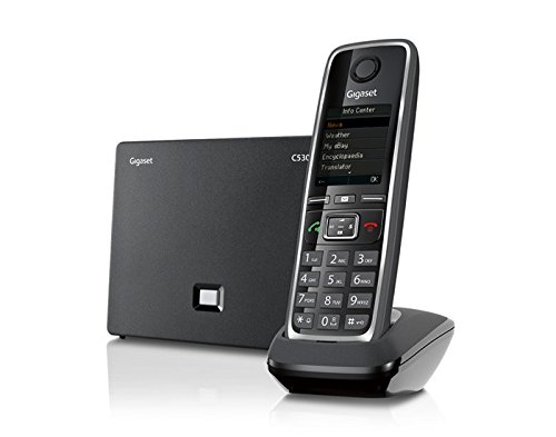 Telefone IP GIGASET C530 IP Preto, Amarelo Gigaset - Telefonia - telefone ip, gigaset c530 ip, preto, amarelo, terminal fixo