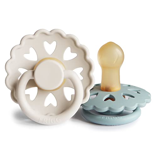 Chucha FRIGG Fairytale 2-Pack Stone Blue/Cream FRIGG - Cuidados com a higiene oral - chucha, frigg, fairytale, 2 pack, stone blue, cream
