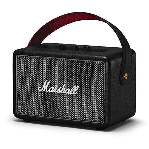 Coluna Bluetooth Marshall Kilburn II Preto Marshall - Alto-falantes - coluna bluetooth, marshall kilburn ii, preto, 20 horas autonomia, design robusto, resistente à água e pó