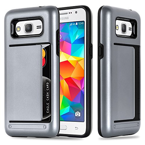 Capa para Samsung Galaxy Grand Prime Prateado CADORABO - Capas para telemóveis - prateado, samsung, galaxy grand prime