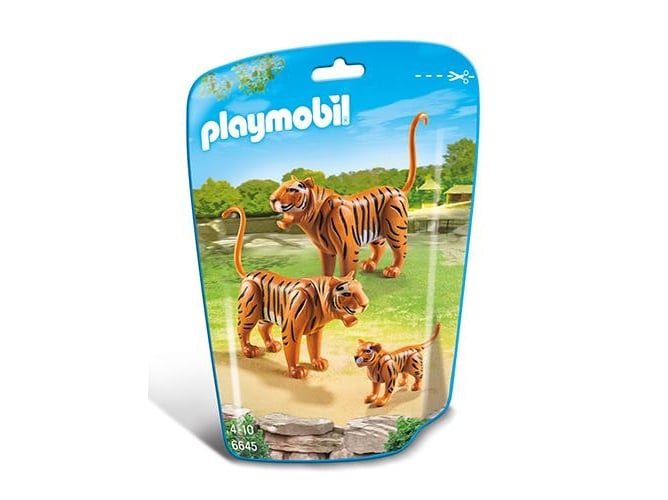 Playmobil City Life: Tigre e Família (Idade Mínima Recomendada: 4 anos) PLAYMOBIL - Brinquedos - tigre, família, idade mínima 4 anos