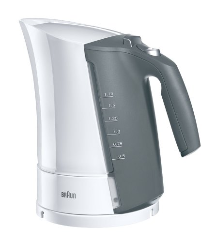 Chaleira Elétrica BRAUN WK 500 (1.6 L - 3000 W) Braun - Eletrodomésticos de cozinha - 3000 W, 1.6 L, indicador, branco