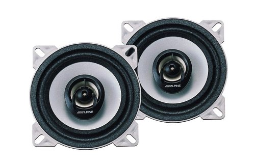 Colunas Auto ALPINE 2-Way Coaxial Speaker 10 cm Alpine - Alto-falantes de veículos automotivos - 25W, 180 W, 100-20000 Hz, 4 O