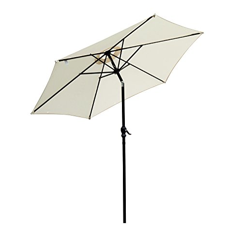 Guarda-sol Outsunny | 275 x 235 cm | Alumínio, Poliéster Outsunny - Móveis de exterior - 275 x 235 cm, alumínio, poliéster, 180g/m²