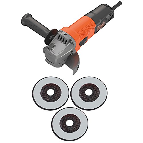 Rebarbadora Angular BLACK & DECKER BEG110A3 3154 - Retíficas - 750 W, preto amarelo, 1 kg