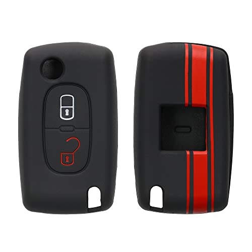 Capa com Fio KWMOBILE para Citroën C3 (2016-) Vermelho Kw-Commerce - Porta-chaves - citroën c3, vermelho, kwmobile
