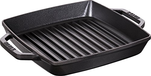 Grelhador Quadrado com Asas STABU 12012323 (Material: Aço Inoxidável) STAUB - Chapas e grelhadores - aço inoxidável, quadrado, asas