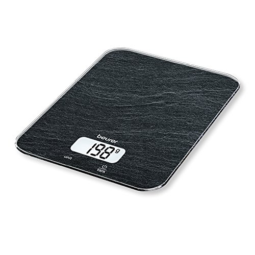 Balança de Cozinha CECOTEC KS19 Slate Preto Beurer - Balanças de medição - lcd, apagado automático, 5 kg, cr 2032