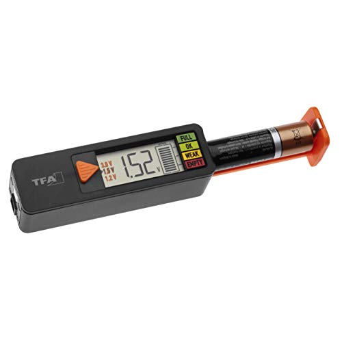 Aparato para Pruebas de Pilas Tfa Dostmann 98.1126.01 Negro TFA-Dostmann - Testadores de bateria de uso geral - preto, plástico, bateria