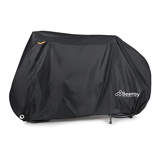 BeeWay Capa para Bicicletas Exteriores 210D de Nylon Impermeável BEEWAY - Peças e acessórios para secretárias - 210D nylon, impermeável, pescoço elástico, tampa traseira