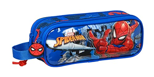 Estojo Escolar SPIDERMAN Great Power (21x8x6cm) safta - Mochilas - escolar, Spiderman, 21x8x6cm