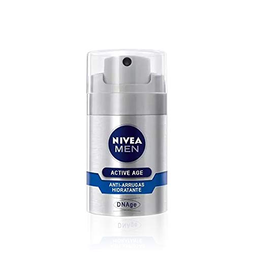 Creme de Rosto NIVEA Men Active Age Anti-Rugas (50 ml) NIVEA - Loção e hidratante - hidratação, hyaluron, anti-rugas, pele firme