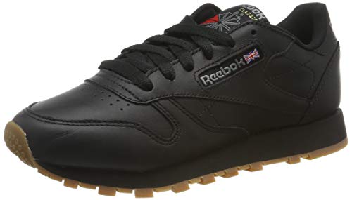 Sneakers para Mulher REEBOK Classic Leather Preto para Fitness (EU 36) Reebok - Sapatos - classic leather, preto, fitness, borracha anti-deslizante