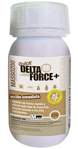 Insecticida MASSOZOO Quick Delta Force (250 ml) MASSO - Pesticidas - deltametrina, tetrametrina, permetrina, ação residual