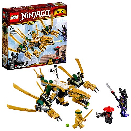 LEGO Ninjago 70666 O Dragão Dourado (Jogos de Construção) LEGO - Blocos de encaixe - lego, ninjago, 70666, dragao dourado, jogos de construção