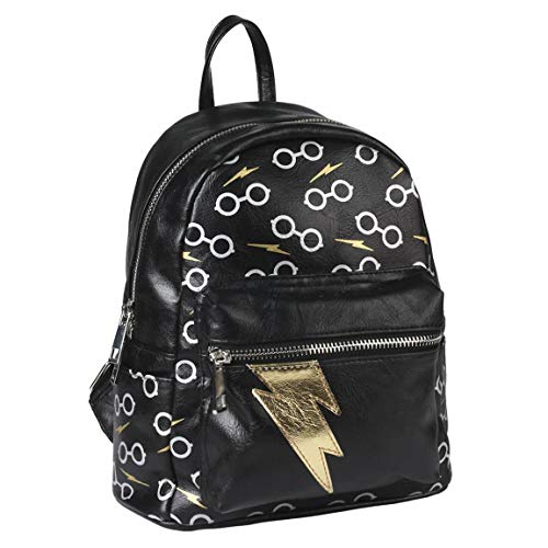 Mochila CERDÁ Harry Potter (Preto - Poliéster) Cerdá - Mochilas - Harry Potter, preto, poliéster, compartimento principal