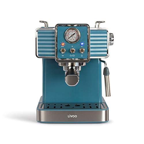 Máquina de Café LIVOO Livoo DOD174 Azul LIVOO - Máquinas de café espresso - azul, 1350 W