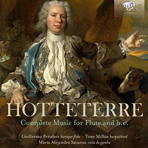 CD Hotteterre/Complete Music For Flute And Bc (1 CDs) BRILLIANT CLASSICS - Cds de música - flauta, baixo continuo, ensemble klang harmonia, jean-pierre lécuyer