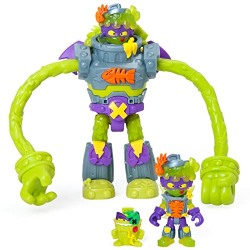 Superbot Power Arms Lixos (Idade Mínima Recomendada: 3 anos) MAGIC BOX - Brinquedos - preto, branco, 3 anos, 2 pilhas