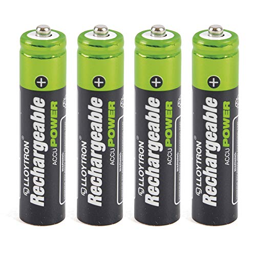 Pilha Recarregável ACCUCELL B014/4 (4 unidades) Lloytron - Baterias - 1,5 V, 550 mAh, nimh, recarregável
