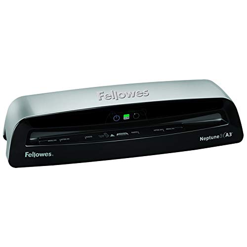 Plastificadora Fellowes Neptune A3 | Azul, Branco Fellowes - Plastificadoras - plastificadora, fellowes neptune a3, azul, branco, autosense, a4