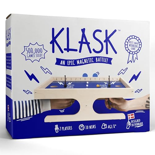 Jogo de Tabuleiro KLASK (Idade Mínima Recomendada: 8 anos) CREATIVE - Brinquedos - jogo de mesa, klask, 8 anos, ataque magnético