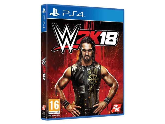 Jogo PS4 WWE 2K18 (M3 - Jogos de Boxe) Take Two Interactive Spain - Software de jogos de vídeo - ps4, wwe 2k18, jogos de boxe, classificação pegi 16