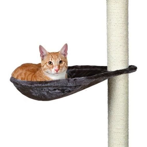 Acessório para Gato TRIXIE Hammock (Cinzento) TRIXIE - Camas para gatos - cinzento, metal, Ø 40 cm