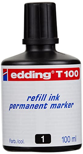 Recargas para Marcadores EDDING 4-960033-1 Edding - Recargas de tinta para marcadores e marcadores fluorescentes - preto, 100 ml