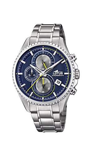 Relógio Homem LOTUS CRONOGRAFO 18526/3 (Preto) Lotus Watches - Relógios - cronógrafo, azul, poliuretano, aço inoxidável