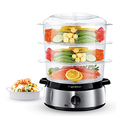 Máquina de Cozer a Vapor AIGOSTAR FitfoodieSteel30INA (800 W) Aigostar - Cozedores de alimentos a vapor - 800 w, 3 L, inox