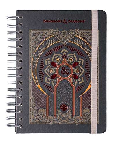 Caderno DUNGEONS & DRAGONS Bullet (A5 - 14,8x21 cm) Hasbro - Cadernos e bloco de notas - capa dura, efeitos holográficos, lombas personalizadas, esquinas arredondadas
