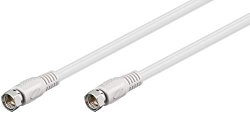 Cabo de Antena GOOBAY (Coaxial - 30 cm - Branco) Alpexe - Cabos de áudio e vídeo - coaxial, 30 cm, plug & play, macho-macho