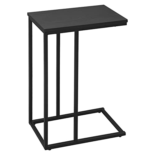 Mesa de Apoio WOLTU (Preto - Metal e Madeira) WOLTU - Conjuntos de móveis - preto, metal, madeira