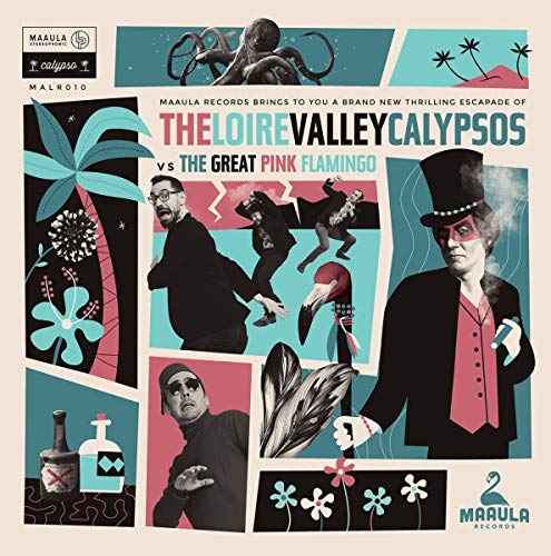 CD Calypsos & The Great Pink Flamingo - The Loire Valley Calypsos vs. The Great Pink Flamingo The Loire Valley Calypsos - Música e gravações de som - calypsos, anos 50 e 60, música tropical, nasa