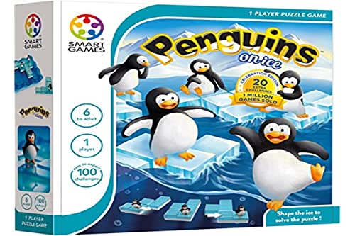 Jogo de Tabuleiro SMART GAMES Pingüinos sobre Hielo (Idade Mínima Recomendada: 4 anos) Smart Games - Jogos - pingüinos, gelado, movimento 90º, idade mínima 4 anos