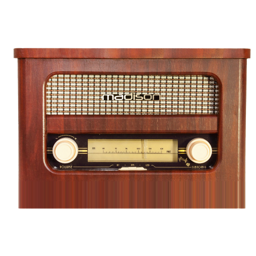 Rádio MADISON RETRO RADIO (Branco - Digital - FM/AM - Pilhas) Madison - Radios - retro, bluetooth, fm, am, pilhas