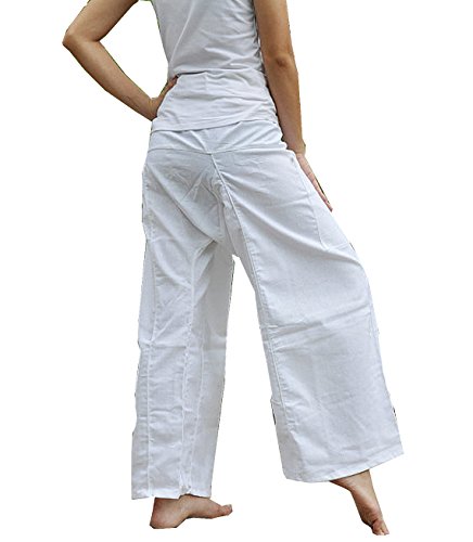 Calças para Mulher ONE TONE Siam Thailand Branco para Fitness (L) SIAM THAILAND - Roupa - fitness, branco, mulher