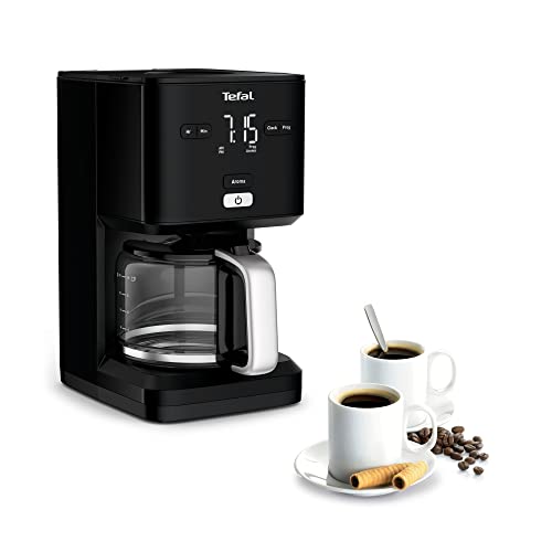 Máquina de Café Filtro TEFAL CM600810 Preto Tefal - Cafeteiras de filtro - preto, 1100 W, 1 l, programável