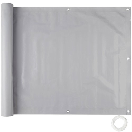 Protetor de Janela TECTAKE 402701 (Cinzento - Algodão - 75x600 cm) TecTake - Móveis de exterior - cinzento, algodão, 75x600 cm