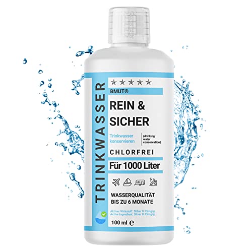 Bmuth 1 Tratamento De Água Potável 100 Ml Para 1000 L BMUT UG - Tanques de armazenamento - 100 ml, conservação, biocida, baua-reg