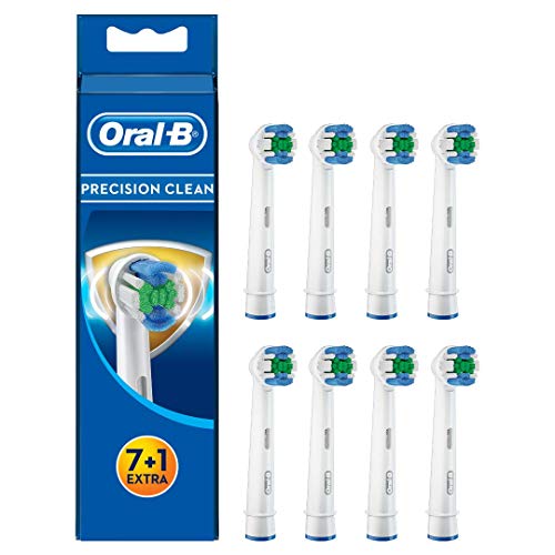 Recarga de Escova de Dentes ORAL B 6 Unidades Azul e Branco Oral-B - Acessórios para escova de dentes - 6 unidades, azul e branco, precisão clean, oral-b