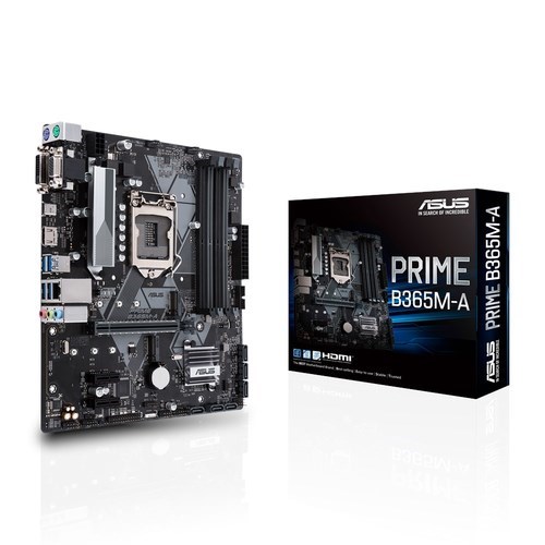Motherboard ASUS Prime B365M-A (Socket LGA1151 - Intel B365 - Micro-ATX) ASUS - Placas-mãe - socket lga1151, intel b365, Micro-ATX