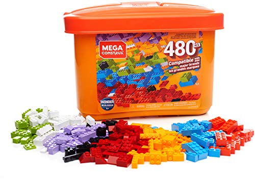 Construção MEGA CONSTRUX Scoop Truck (Idade mínima: 4 anos) Mattel - Brinquedos - construção, bloco gigante, crianças, 4 anos